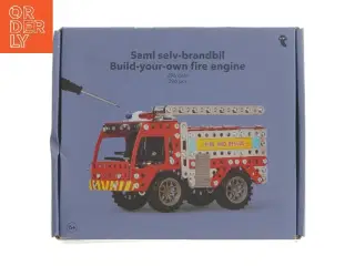 Saml selv brandbil byggesæt fra Tiger (str. 11,5x19,5 cm)