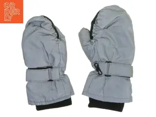 Grå refleks børnevanter (str. 20 cm)