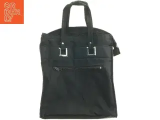 Sort håndtaske (str. 35,5x31 cm)