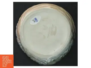 Keramikfad med hummermotiv fra Royal Copenhagen (str. Ø. 18 cm)