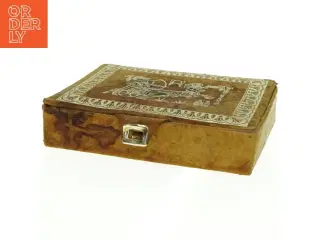 Gammel smykkeskrin (str. 23 x 16 cm)