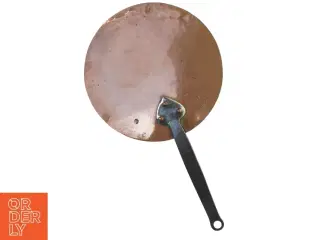 Flad kobber pande (str. 48 x 28 cm)