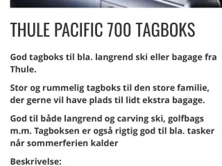 Tagbox Thule Pacfic 700