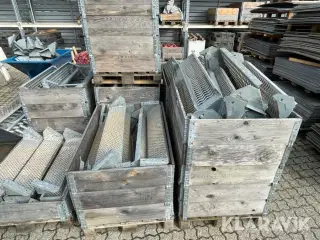 Trappetrin galvaniseret