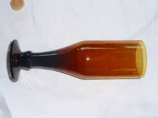 flot brun glas, 21 cm høj