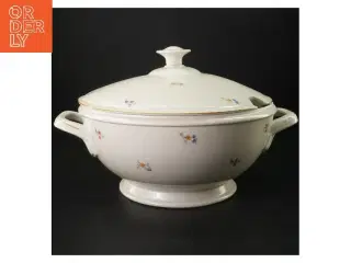 Porcelænssuppegryde med låg fra Rieber (str. Ø. 25 cm. h. 19 cm)