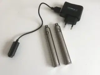 e cigaret e-cigaret batteri oplader