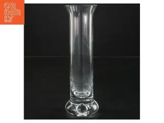Glasvase (str. Ø 6 cm længde 20 cm)