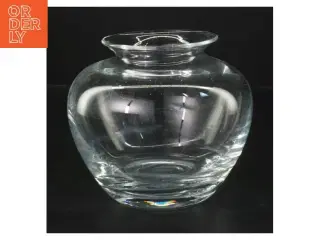 Glasvase (str. Ø 9 cm længde 12,5 cm)