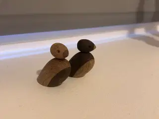 Kay Bojesen Spurvepar 5,5 cm, Eg/Røget Eg