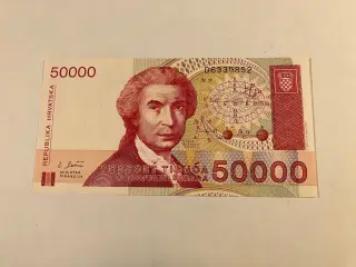 50000 Dinara Croatia