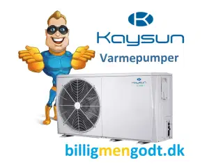 R32 KAYSUN monoblok luft/vand varmepumpe