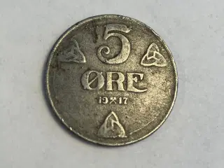 5 Øre 1917 Norge