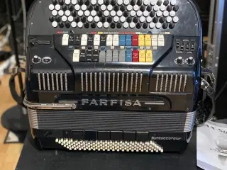 Farfisa elektrisk knap harmonika sælges