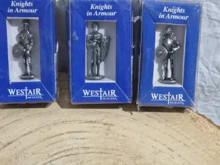 Westair Knights in Armour - 3 stk,vintage, retro, 