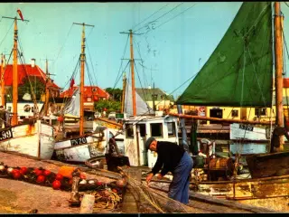 Skagen - Parti fra Havnen - V. Asmussen 144 - Brugt