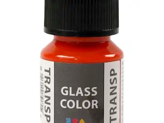 Transparent Orange Glasfarve, 30ml - Holdbare Designs