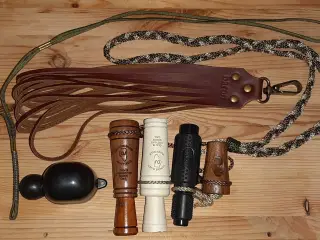 Lokkekald 5 stk. bukke, gæs, ænder, 2stk. bæresnor