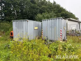 Lukkede trailere 2 styks