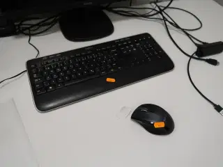 Computerskærm PHILIPS 243V, tastatur, mus