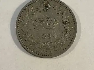 20 Centesimi Italy 1894 - Monteringsspor