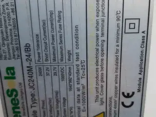 Solceller - 16 brugte netop nedtaget