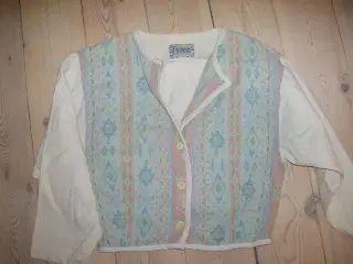 Gl. Fransa jakke med mønster str. m