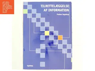 Tilrettelæggelse af information af Preben Sepstrup (Bog)