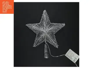 Dekorativ julestjerne med LED-lys (str. 16 x 20 cm)