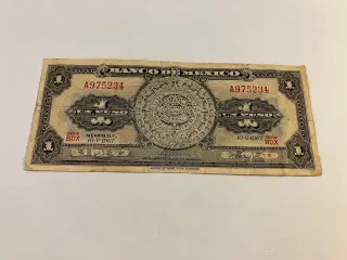 Un Peso Mexico 1967