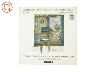Schubert, Symphony no 6 + symphony no 8 fra Philips (str. 30 cm)