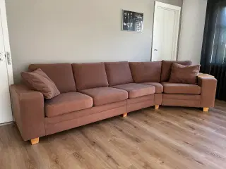 Sofa, hjørnesofa, fløjl sofa 