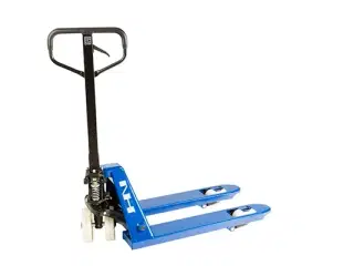 PLM2508EP - Pallevogn m/enkel polyurethan hjul og korte gafler