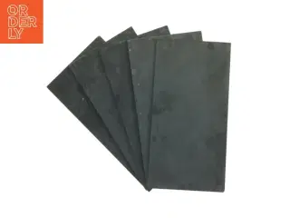 Sæt med 5 skiferplader (str. 30 x 15 cm. 5 styk)