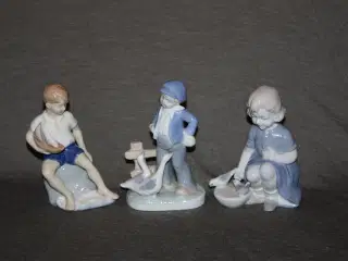 3 porcelænsfigurer