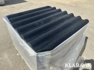 Bølgeplade Euronit 700T HJ/HU Sort - 225 styks