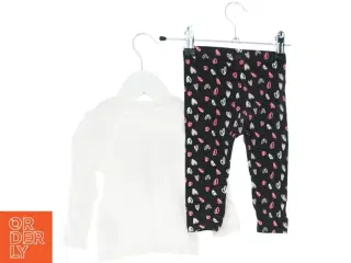 Sæt med hjerteprint fra So Cute (str. 74)