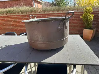 Kobberkedel fx til brændekurv