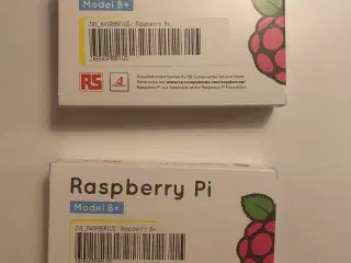 2 stk nye Raspberry PI B+