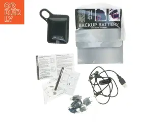 Backup batteri med soloplader