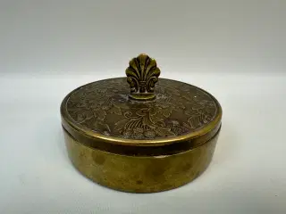 Vintage messing skrin / æske