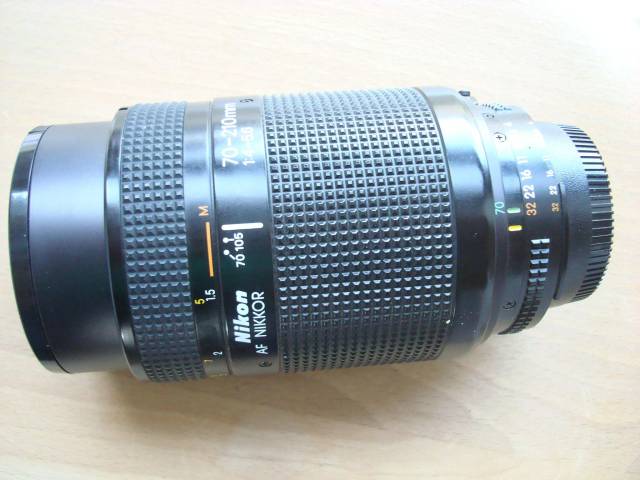 Nikkor AF 70-210 mm 4-5,6 m metalbajonet