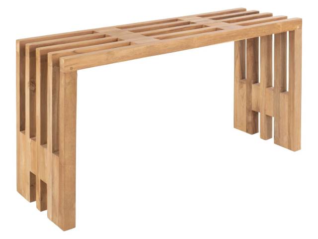 Benidorm Bænk - Bænk i teak 90x30 cm