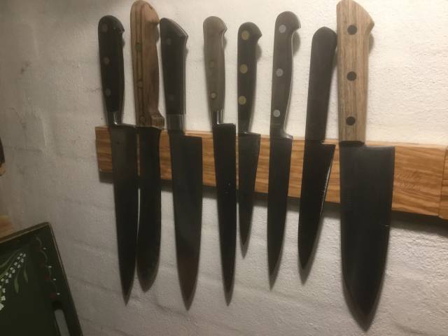 Køkkenknive/knive/kødøkse/slagterknive købes