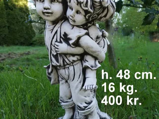 Havefigur - Børnefigurer - frostsikker beton