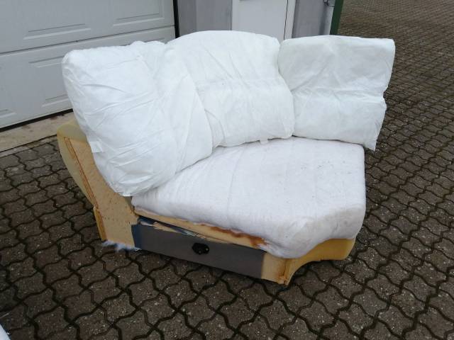 Dele fra / af Hjørnesofa / Sofa / Pallesofa