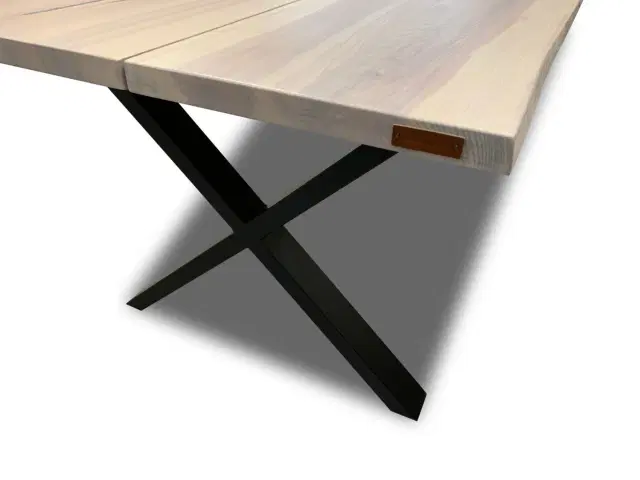 Plankebord ask HVIDOLIERET 2 planker(2+2) 250 x 95-100 cm