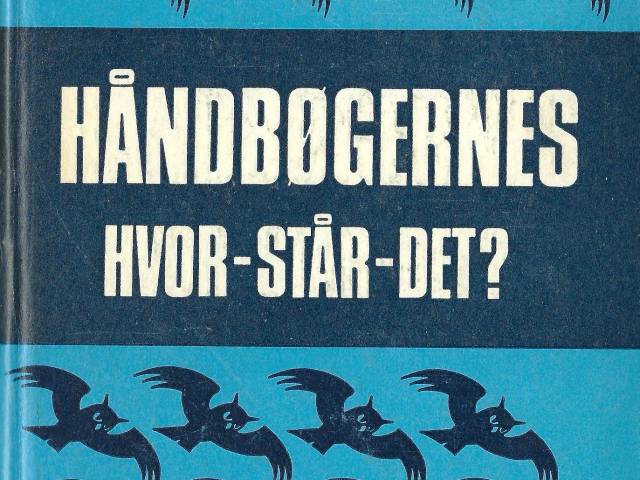 Håndbøgernes Hvor-Står-Det?
