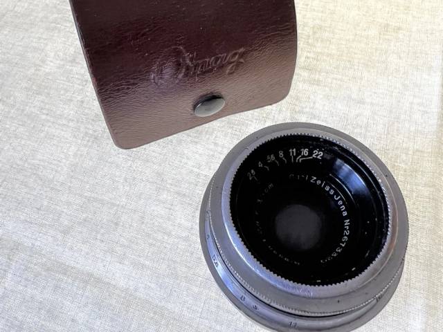 Carl Zeiss Jena Biogon 1:2,8 3,5 cm objektiv