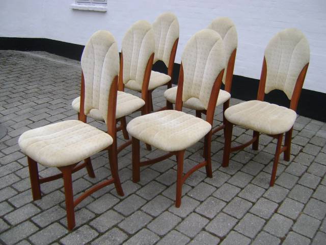 Teak stole med Høj ryg 